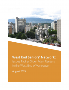Issues Facing Older Adult Renters in the West End of Vancouver